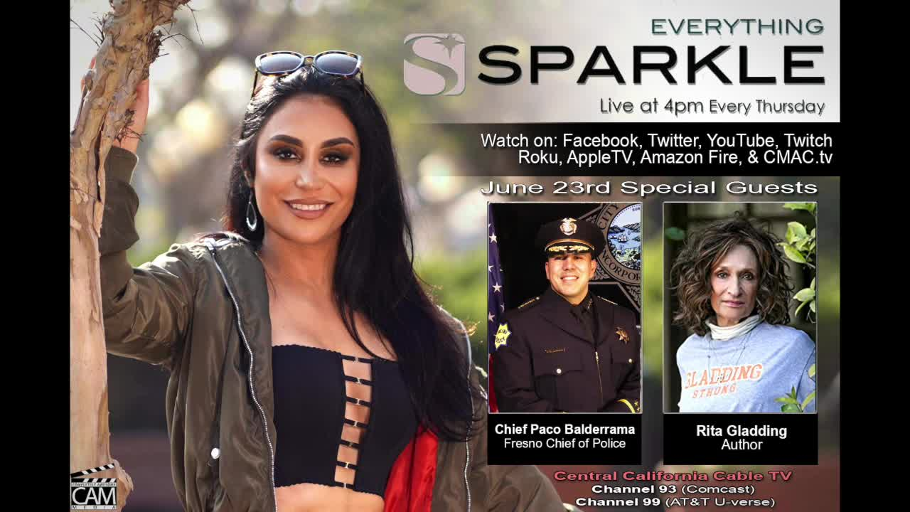 Everything Sparkle: Chief Paco Balderrama & Author Rita Gladding - CMAC  Fresno/Clovis